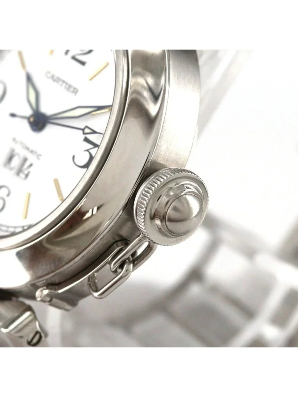 Cartier Pasha C Grande Date SS Automatic